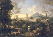 classical landscape with figures